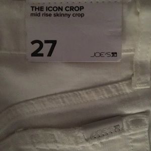 Joe’s jeans mid rise skinny crop